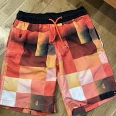 QUIKSILVER チェック柄水着 XS/8のサムネイル