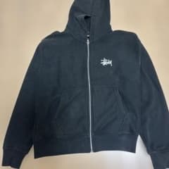 stussy黒ジップパーカーのサムネイル
