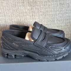 貴重レザーNew Balance U1906LBN ブラック ローファー26.5のサムネイル