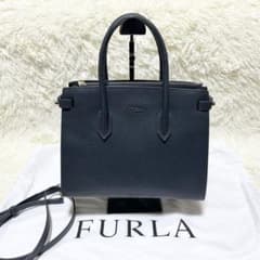 極美品✨ フルラ ピン PIN S  ショルダーバッグ トート 2way ブルーのサムネイル