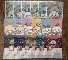 ちいかわ セブンイレブンクリアファイル ノート 缶ミラー全 6種類＋