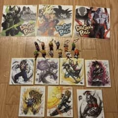 ドラゴンボール　キーホルダー12体 ドラゴンボール　色紙10枚　セットのサムネイル