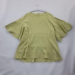 green label relaxing フレアスリーブ Aライン ライムのサムネイル