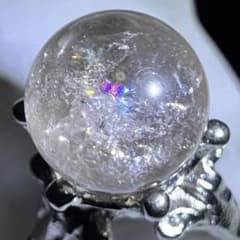凄くレア　ルチル　シトリン　スフィア　キラキラシラー　天然石 虹シラーあり♡ ルチル入 水晶 スモーキー クォーツ 置物 スフィア