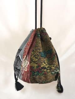 ◆和甦品◆着物リメイク ショルダーバッグ ナンバー黙のサムネイル