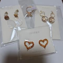 venus ピアスセット ハート　シェル　ハートのリングのサムネイル