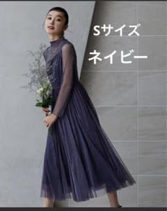 長袖チュールワンピースのサムネイル