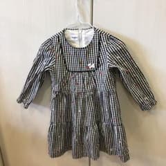 familiar チェック柄ワンピース 100cmのサムネイル