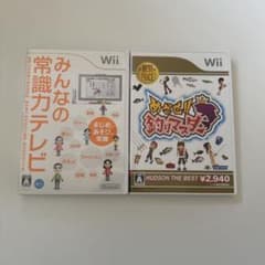 よろしくお願いします様限定 常識力テレビ+釣りマスター Wii ソフトセットのサムネイル