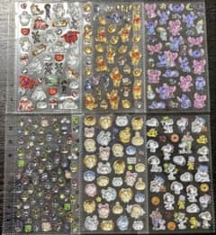 ボンボンドロップシール ディズニー ちいかわ しずくちゃん スヌーピーのサムネイル