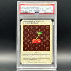 PSA 9 ルイヴィトン モノグラム＆チェリーデザインズ #031 PSA 10 ルイヴィトン モノグラム & チェリーデザインズ #027 村上隆