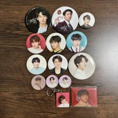 BTS 缶バッジ マグネット キーリング セット ジョングク - メルカリ