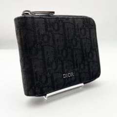 【極美品】ディオール 二つ折り財布　サドル オブリーク トロッター ジャガード 極美品✨DIOR ディオール オブリーク トロッター 折り財布 ジャガード