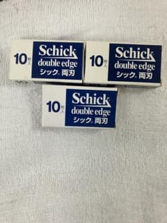 未使用品 Schick シック 両刃替刃 10枚入 3箱セット ドイツ製のサムネイル