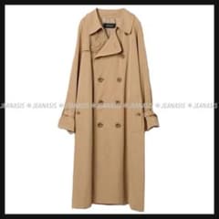 【美品】JEANASIS＊オーバーロングトレンチコート＊ベージュのサムネイル