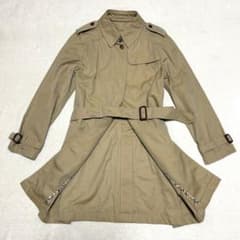 【BURBERRY LONDON】英国製　ステンカラーコート　ノバチェック　光沢 BURBERRY LONDON】英国製 ステンカラーコート ノバチェック 光沢
