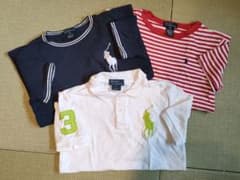 Ralph Lauren ポロシャツ1枚+半袖2枚 130 ラルフローレンのサムネイル