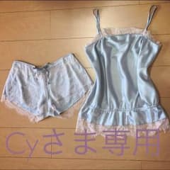 トリンプ ヨンア ランジェリー サテン 水色 Lサイズ セットのサムネイル