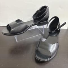 theors 黒　オープントゥパンプスのサムネイル