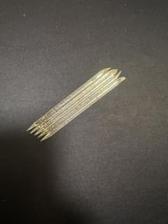 ネイル キューティクルプッシャー 5本セット 未使用 バリ処理済 クリアラメのサムネイル