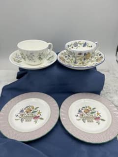 MINTON ミントン ティーカップ ソーサー お皿 セット ブルー ホワイト