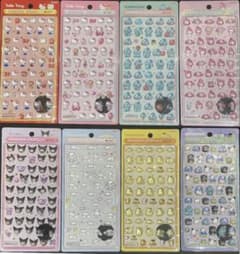 c*y様 サンリオ mini コンプリート　サンリオミニ ボンボンドロップシールのサムネイル
