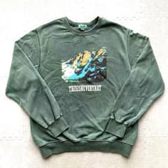 thisisneverthat スウェット M グリーン 山 グラフィック