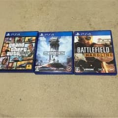 ps4ソフト３つセットのサムネイル