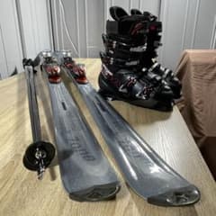 ATOMIC170cmHEAD27/27.5cmストック125cmスキーセット - メルカリ