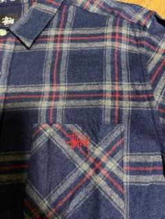 STUSSY ステューシー 長袖 ネルシャツ チェック柄のサムネイル