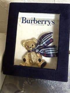 バーバリー Burberrys 可愛いくまのブローチ 自宅保管 - メルカリ