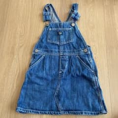 サロペット デニム ジャンパースカート　110のサムネイル