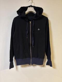 Vivienne Westwood MANシルバーORBスウェットジップパーカー