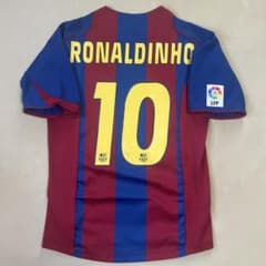 正規品 FCバルセロナ 04-05 ホームユニフォーム ロナウジーニョ #10 正規品 FCバルセロナ 04-05 ホームユニフォーム ロナウジーニョ #10