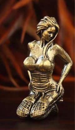 真鍮 女性像 彫刻 オブジェ インテリア 置物 美術品 - メルカリ