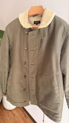 A.P.C N-1 DECK JACKET ボアデッキジャケット カーキ - メルカリ