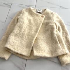 HerliptoアウターMサイズElise Boucle Peplum Coat HerliptoアウターMサイズElise Boucle Peplum Coat - メルカリ