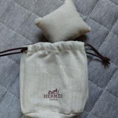 HERMES ヘリンボーン巾着袋 クッション付き - メルカリ