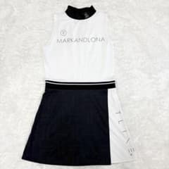 2024SS MARK&LONA ゴルフワンピース ホワイト/ブラック 2024SS MARK&LONA ゴルフワンピース ホワイト/ブラック - メルカリ