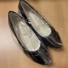 ブラック パンプス チャンキーヒールのサムネイル