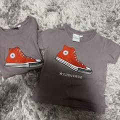 CONVERSE 兄弟コーデTシャツ 2枚セット　120 90のサムネイル