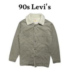 Levi's 코듀로이보아 재킷 화이트 탭 런치 코트 리바이스