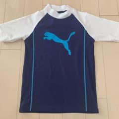 美品 PUMA プーマ ラッシュガード 紺 白 男の子 男子 水着のサムネイル