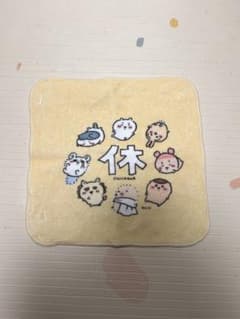 【未使用】ちいかわ ミニタオル ハンカチ 黄色のサムネイル