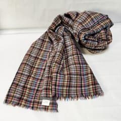 【極美品】FALIERO SALTI 100%カシミヤ チェック柄　大判ストール 極美品】FALIERO SALTI 100%カシミヤ チェック柄 大判ストール - メルカリ