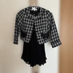 【美品】any FAM チェック柄ドレスとジャケット 120 any FAM チェック柄ジャケットとドレスセット 120 - メルカリ