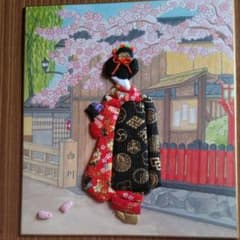 さくらほりきり　かんたん押絵　祇園白川(和紙)　値下げのサムネイル