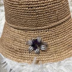 フィリグリー 花モチーフ アメジスト ブローチのサムネイル