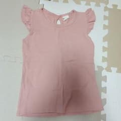 Bee des Bee フリル袖 Tシャツ ピンク 120cmのサムネイル