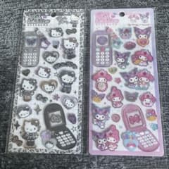 正規品　平成はっぴーふぉん　ギャルキティー　マイメロ　クロミ　2枚セットのサムネイル